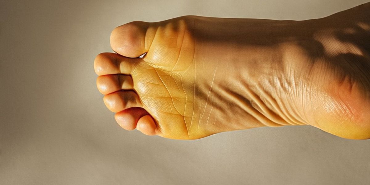 yellowish foot sole
